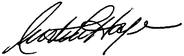 SIGNATURE